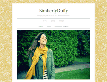 Tablet Screenshot of kimberlyduffy.com